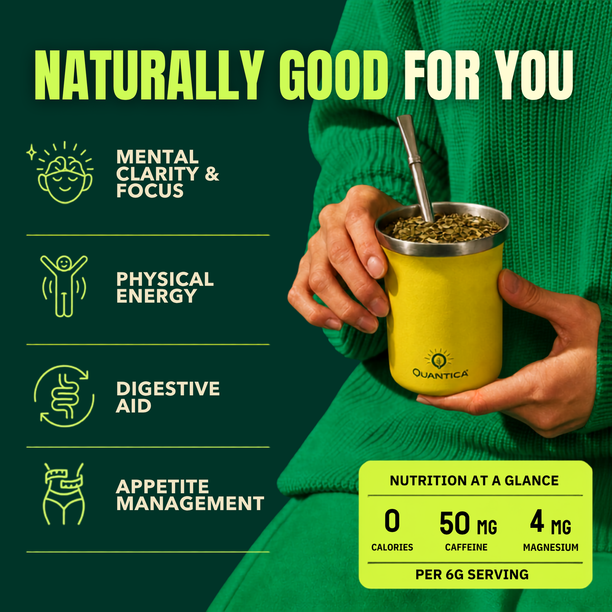 Loose Leaf Yerba Mate 1 lb | USDA Organic, Air-Dried & Unsmoked
